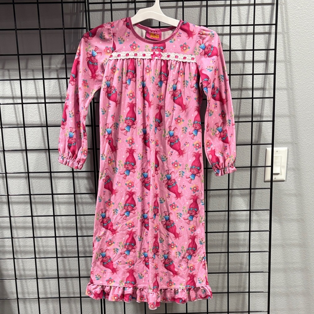 Trolls Pink Nightgown for Kids